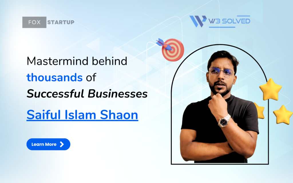 The mastermind behind successful businesses. who is saiful islam shaon